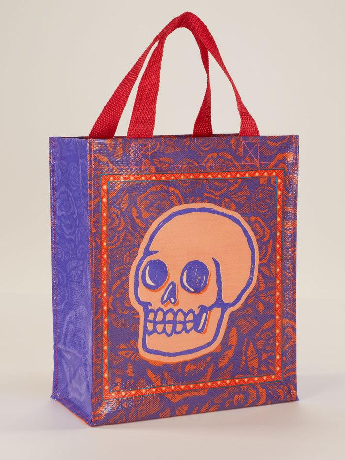 Blue Q Skulls & Rose Handy Tote