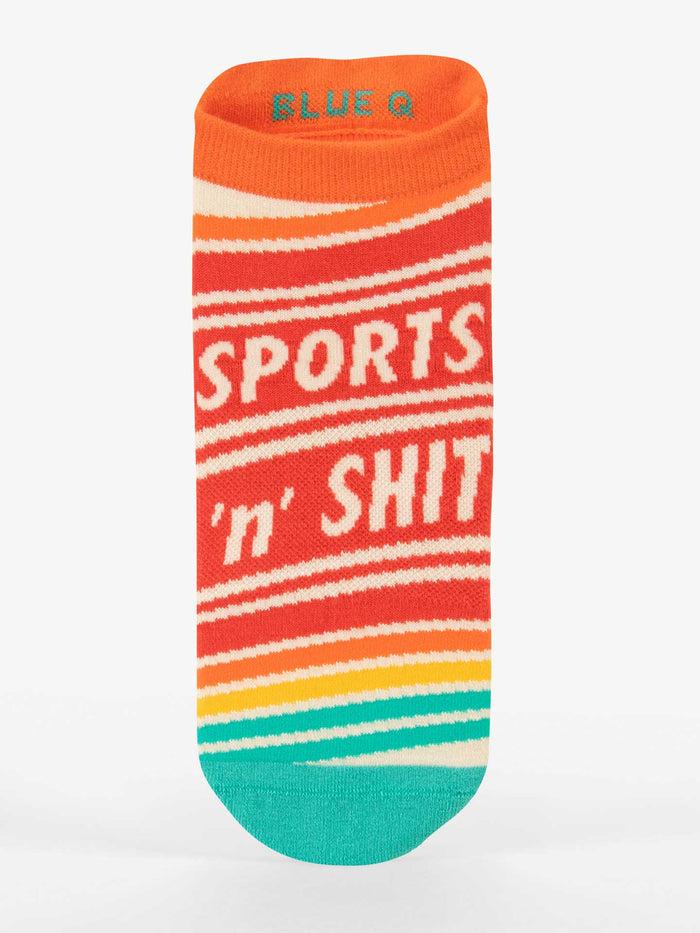 blue q Sports 'N' Shit Sneaker Socks