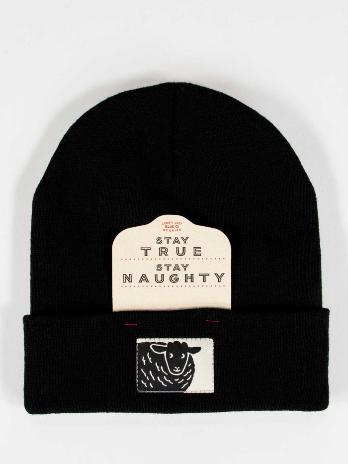 blue q Stay True. Stay Naughty. Beanie