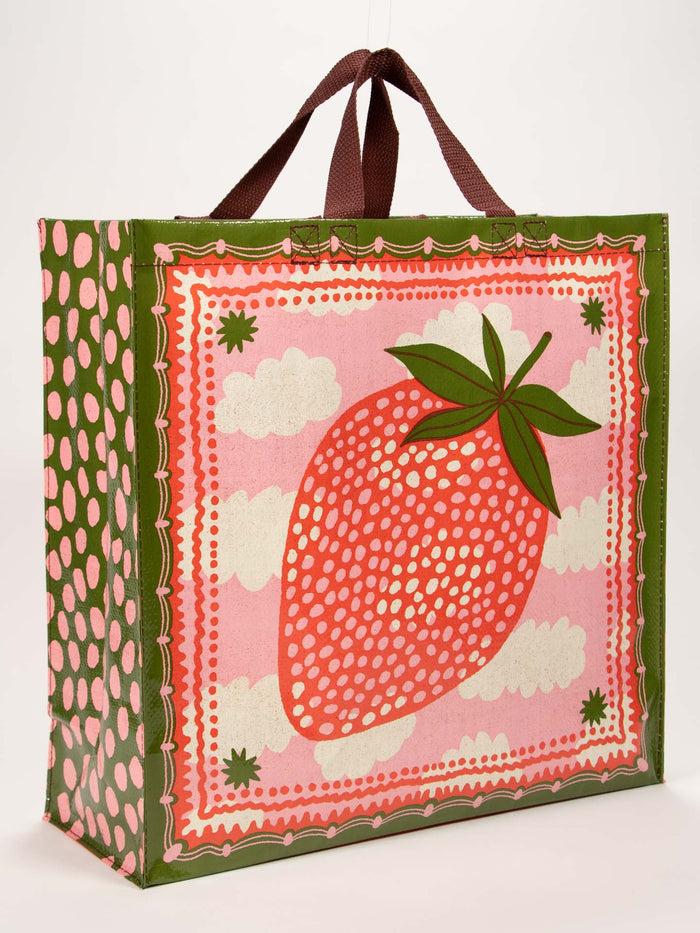 blue q Strawberry Clouds Shopper