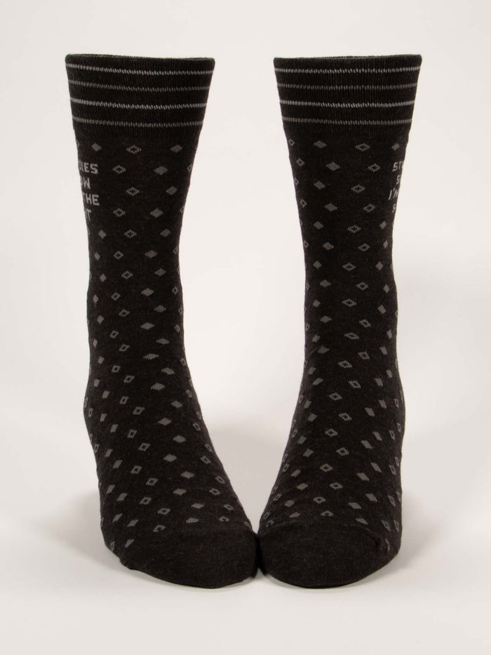 Blue Q Studies Show I'm The Shit M-Crew Socks