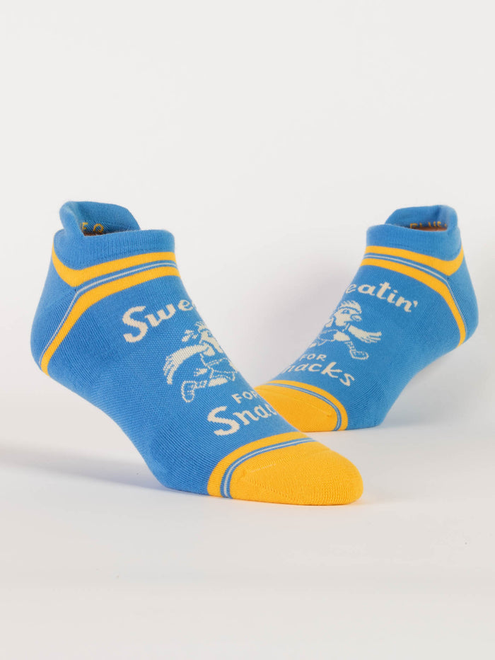 Blue Q Sweatin' For Snacks Sneaker Socks