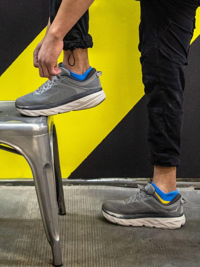 Blue Q Sweatin' For Snacks Sneaker Socks