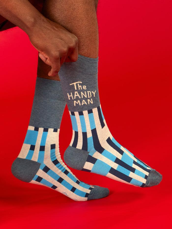 Blue Q The Handyman M-Crew Socks