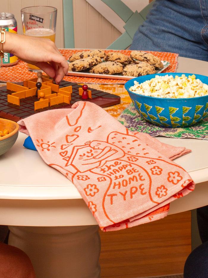 Blue Q The Happy To Be Home Type Dish Towel