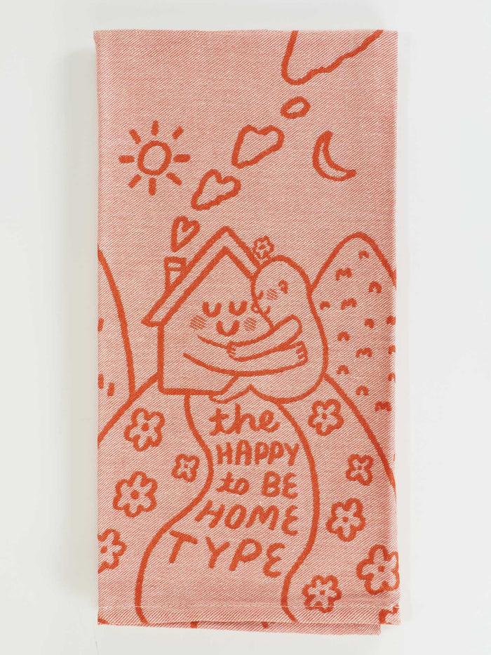 blue q The Happy To Be Home Type Dish Towel