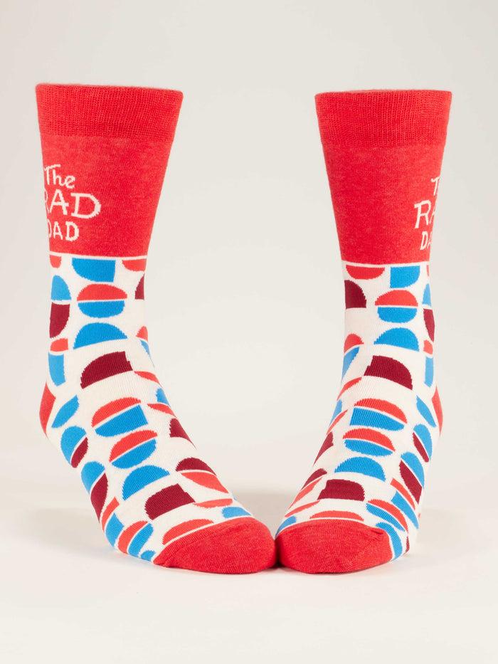 Blue Q The Rad Dad M-Crew Socks
