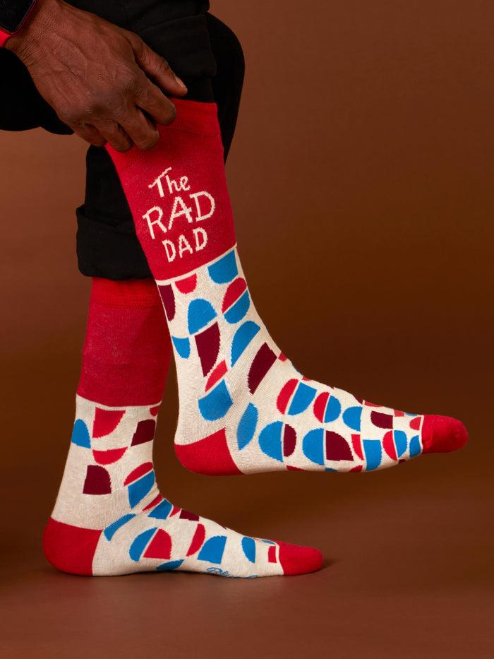 Blue Q The Rad Dad M-Crew Socks