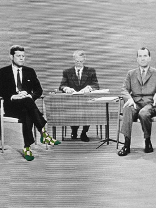 Blue Q This Meeting Is Bullshit M-Crew Socks