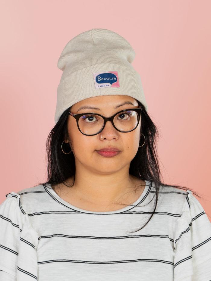 Blue Q Why? Because I Said So. Beanie