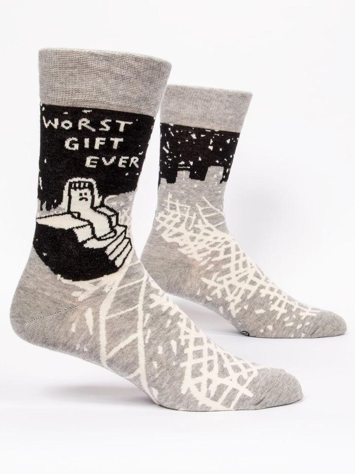blue q Worst Gift Ever M-Crew Socks