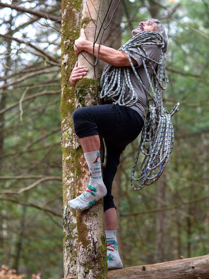 Blue Q Yeah I'm Old. Fuck You. M-Crew Socks