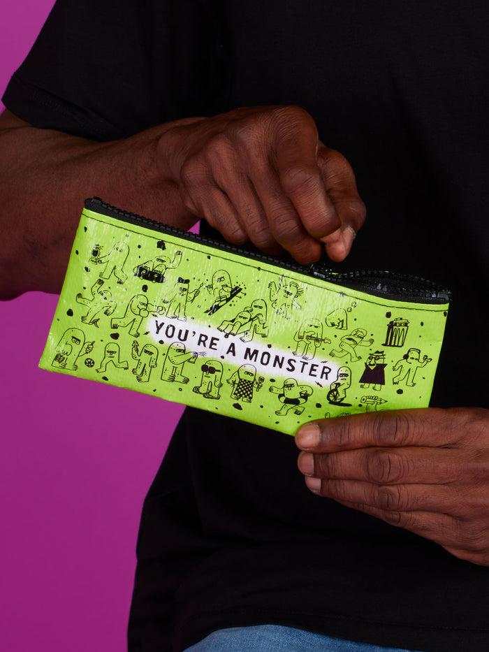 Blue Q You're A Monster Pencil Case