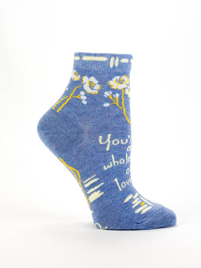 Blue Q You're A Whole Lotta Lovely W-Ankle Socks