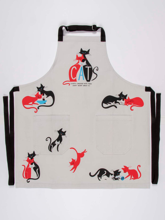 blue q CATS. Slightly Obsessed With Them. (Don't Worry About It) Apron