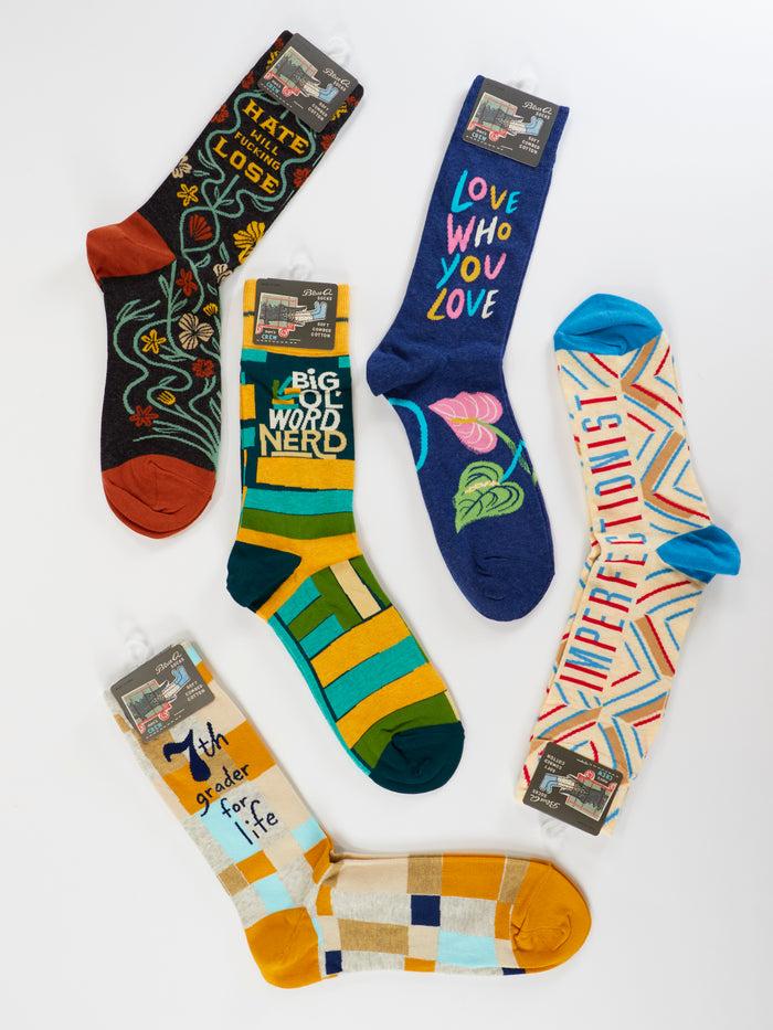 blue q Clean Socks For a Whole Work Week Sale Pack (Men's Crew Socks)