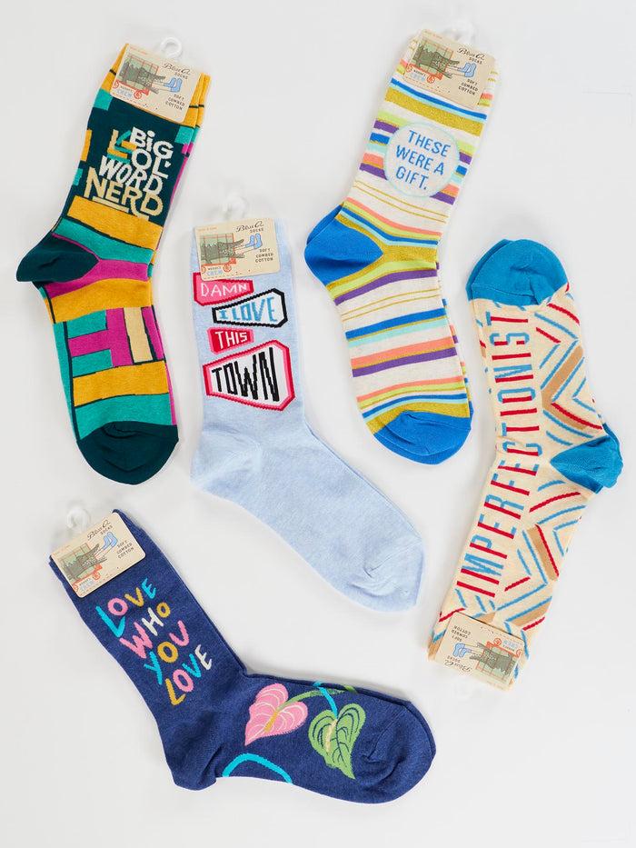 blue q Clean Socks For a Whole Work Week Sale Pack (Women's Crew Socks)