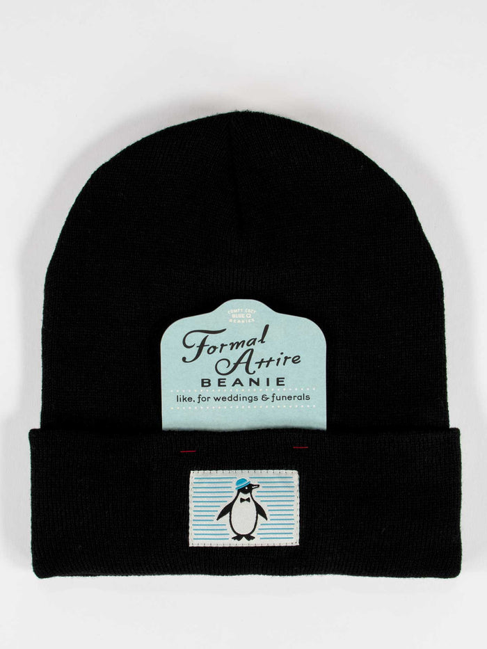 blue q Formal Attire Beanie. Like For Weddings And Funerals