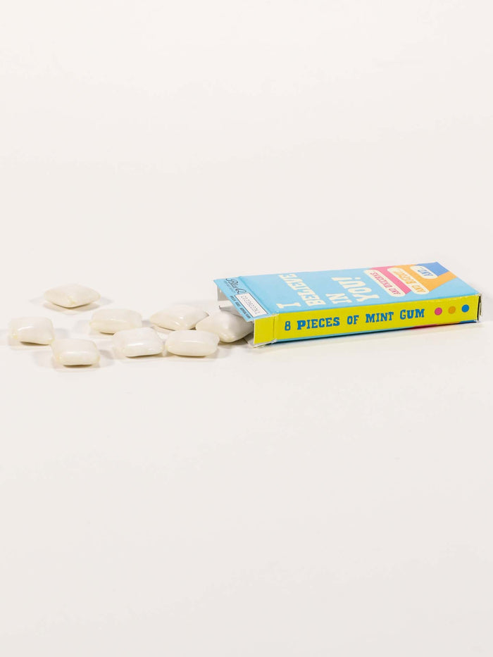 Blue Q I Believe In You. And Unicorns And Bigfoot And Gum