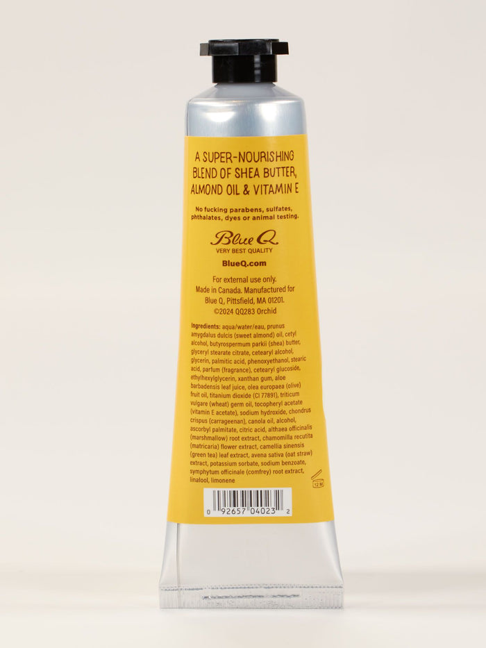 Blue Q I'm A Delicate Fucking Flower Hand Cream - Vanilla Orchid With Amber Rosewood