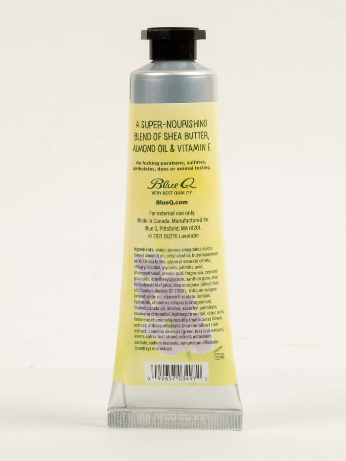 Blue Q I'm A Delicate Fucking Flower Natural Hand Cream - Lavender With A Little Lemon