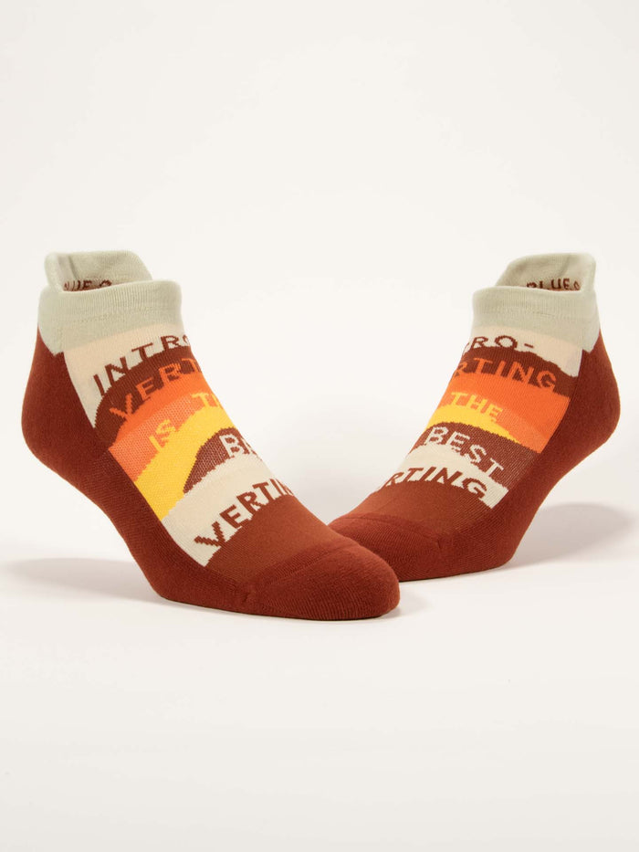 Blue Q Introverting Is The Best Verting Sneaker Socks