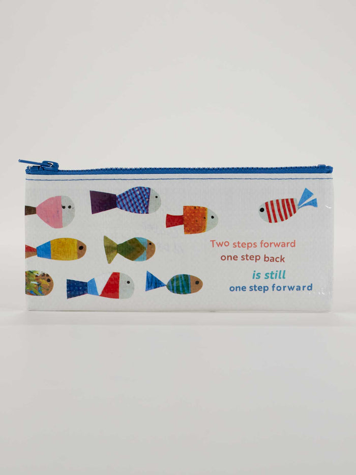 blue q Two Steps Forward One Step Back Is Still One Step Forward Pencil Case
