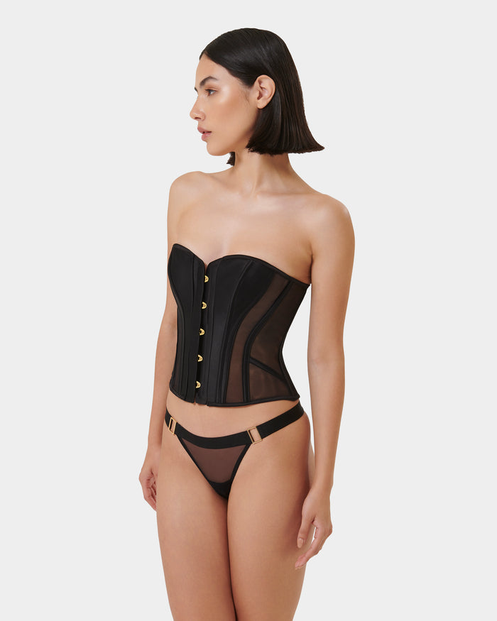 Bluebella Ana Corset Black