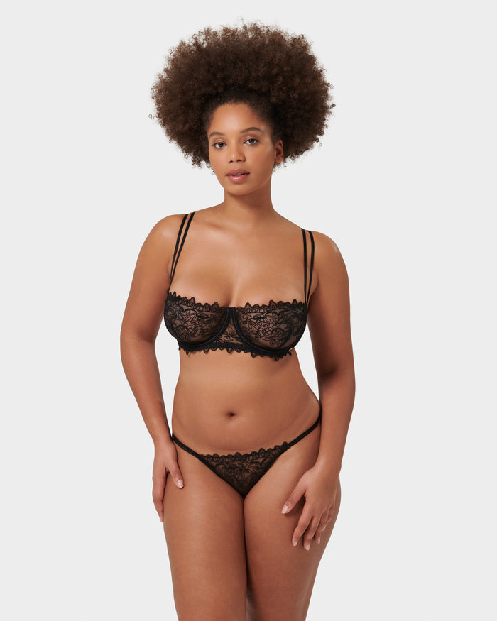 bluebella Audrey Balcony Bra Black