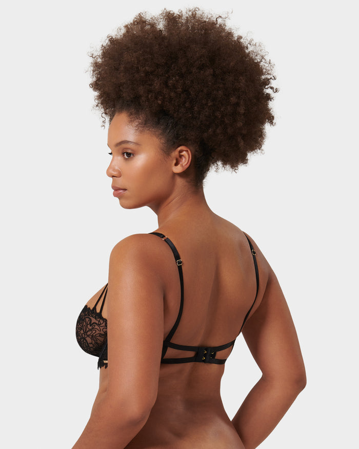 Bluebella Audrey Balcony Bra Black