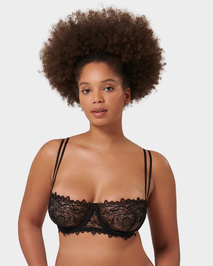 bluebella Audrey Balcony Bra Black
