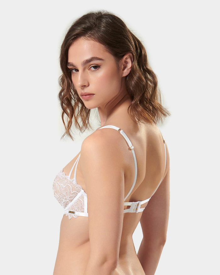 Bluebella Audrey Balcony Bra White