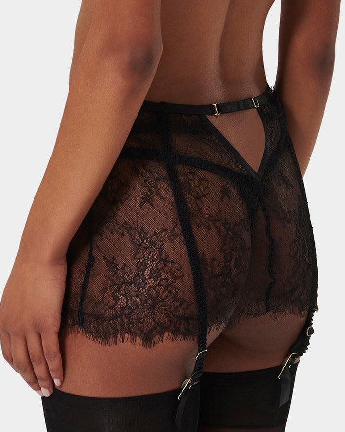 Bluebella Camelia Skirt Suspender Black