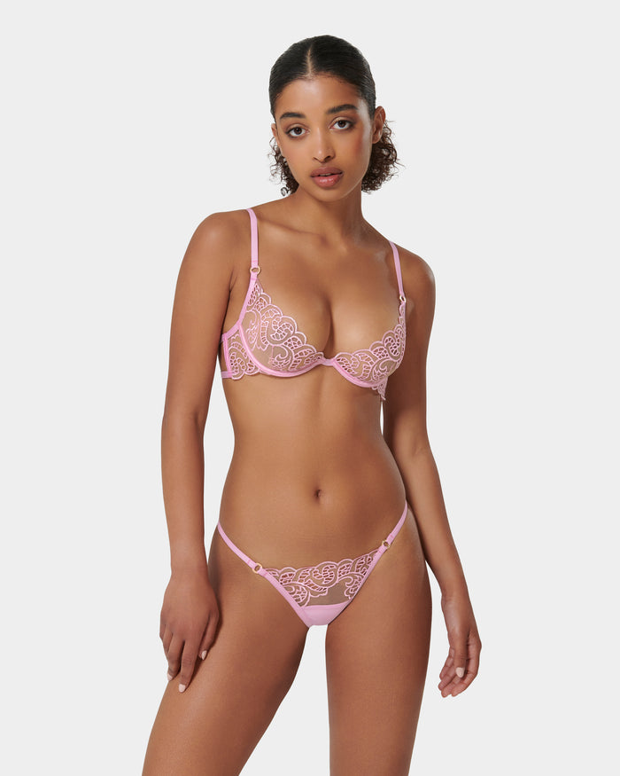 Bluebella Cecily Wired Bra Pirouette Pink