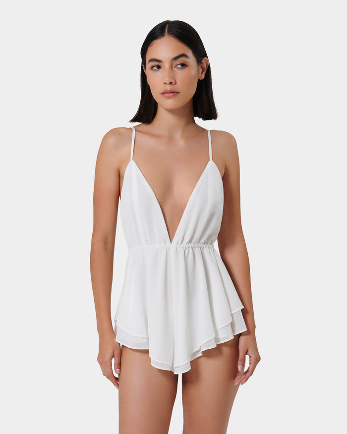 bluebella Clementine Teddy White