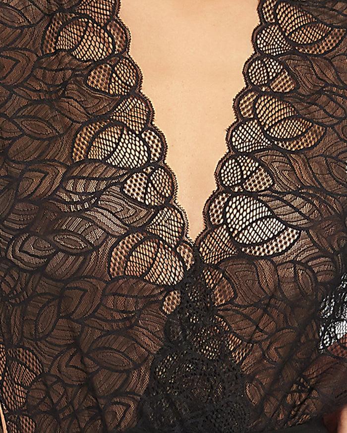 Bluebella Emerson Lace Bodysuit Black