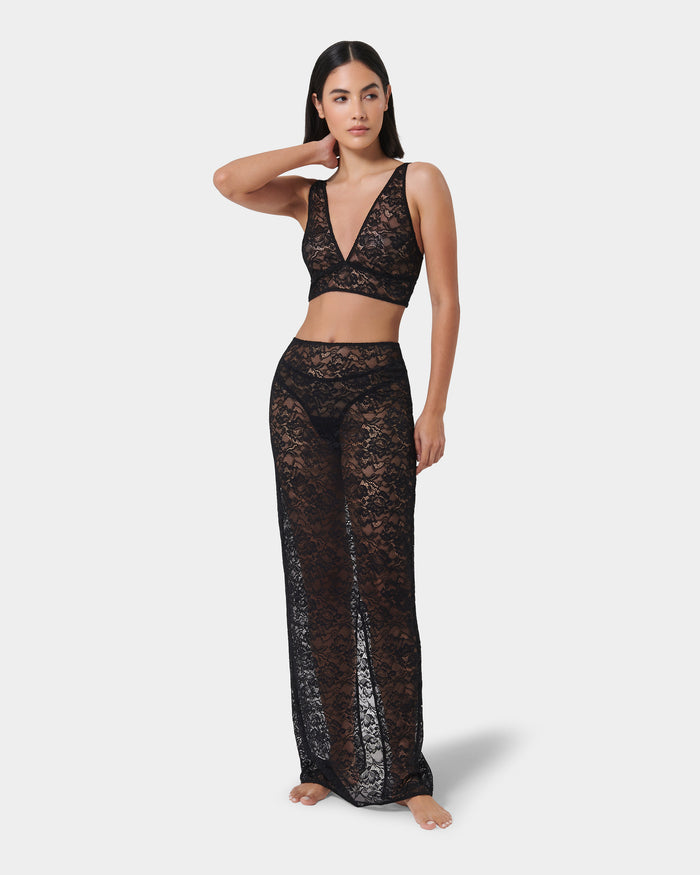 Bluebella Fallon Lace Bralette Black