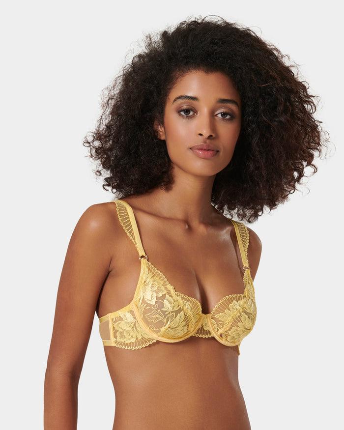 bluebella Gabriella Wired Bra Yellow