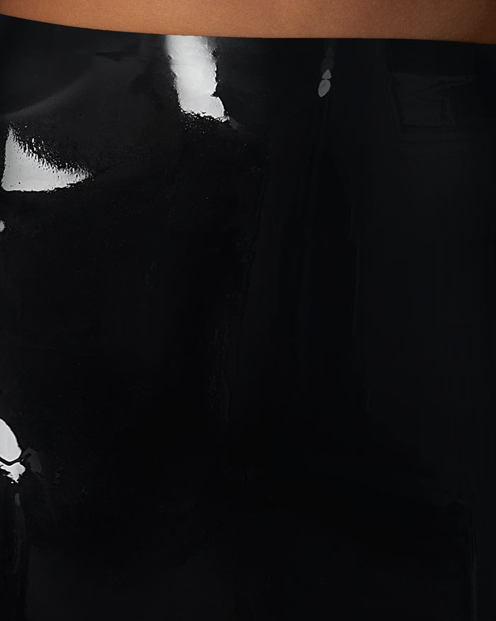 Bluebella Latex Skirt Black