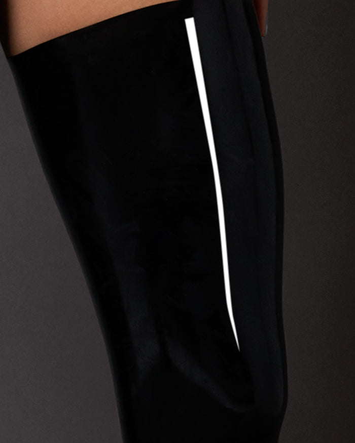 Bluebella Latex Stockings Black