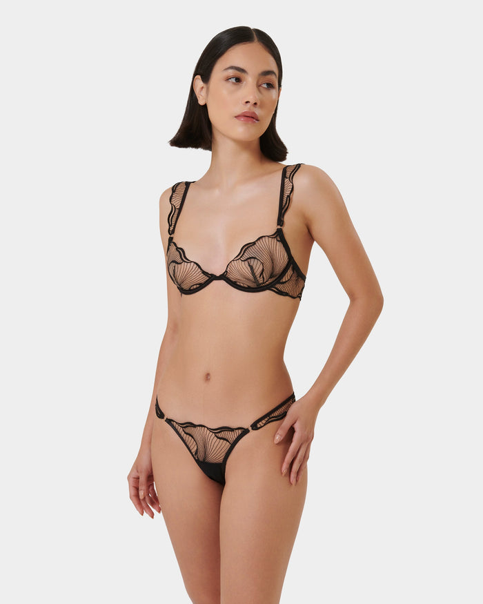 Bluebella Marabel Black/Sheer