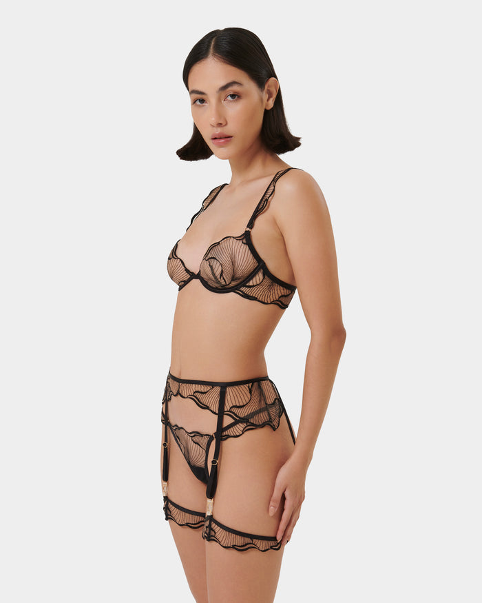 Bluebella Marabel Black/Sheer