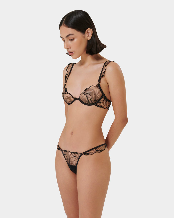 Bluebella Marabel Black/Sheer