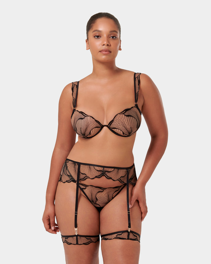 bluebella Marabel Black/Sheer