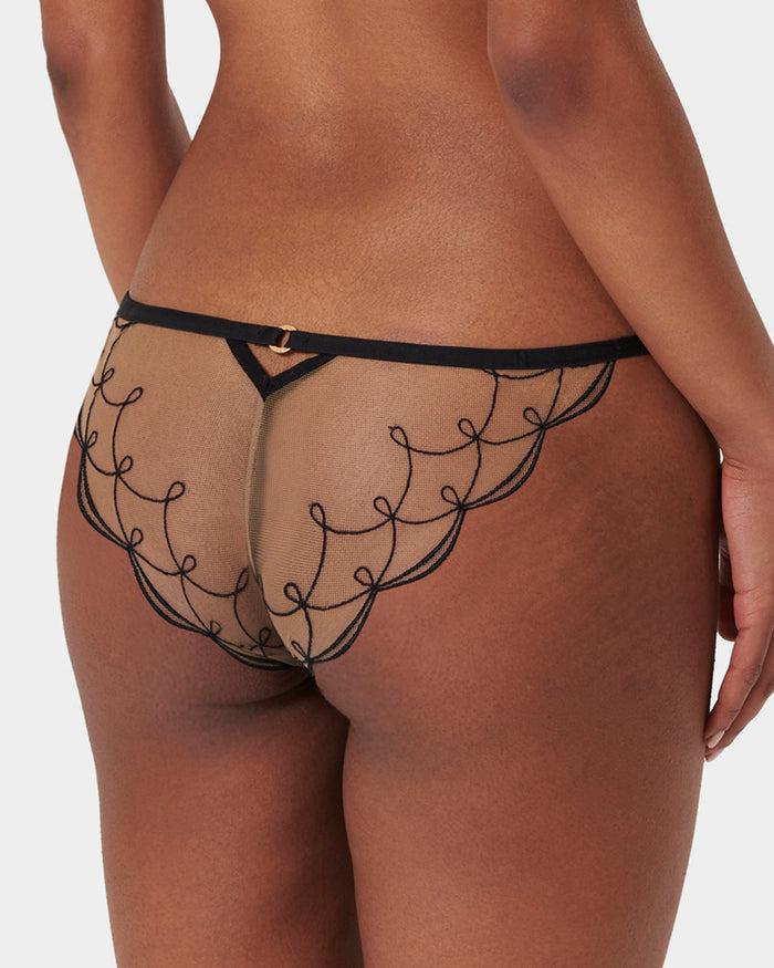 bluebella Marceline Brief Black/Sheer
