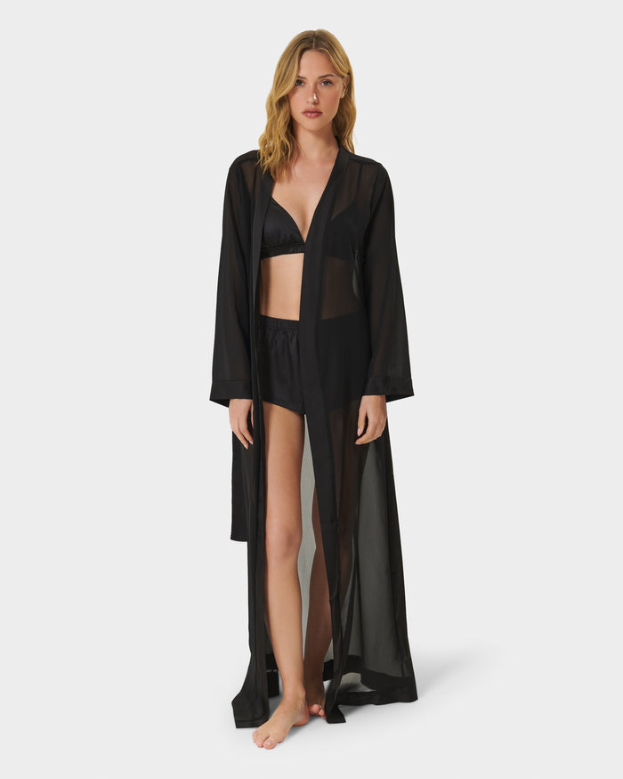 bluebella Marcella Long Kimono Black