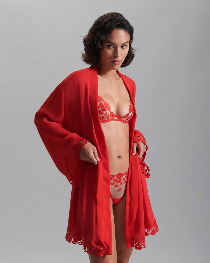 Bluebella Marian Kimono Red