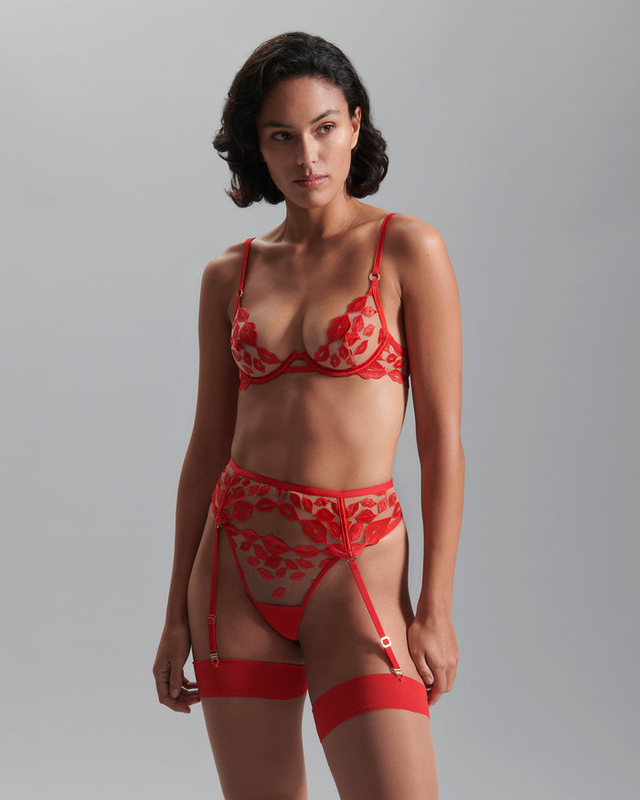 Bluebella Marian Red/Sheer