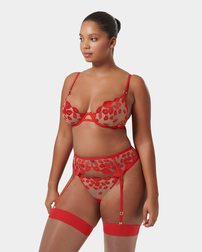 Bluebella Marian Red/Sheer