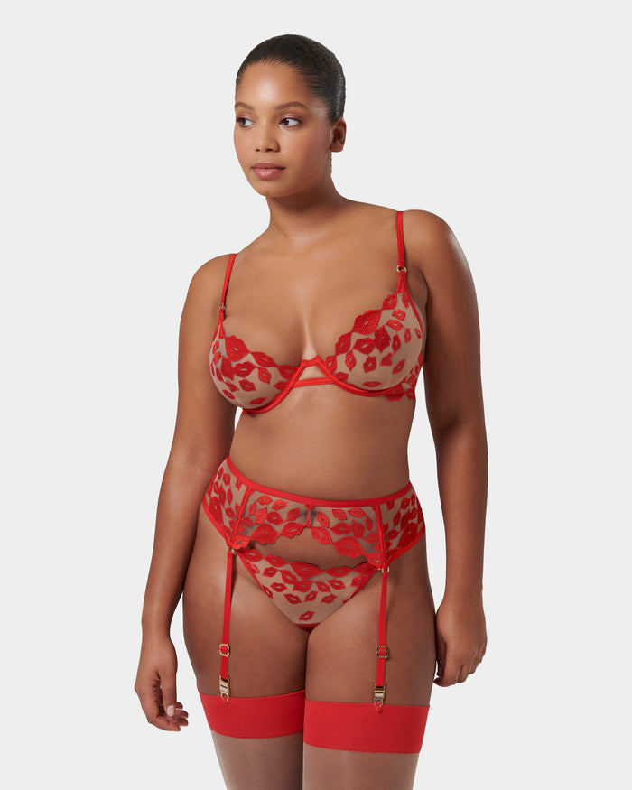 bluebella Marian Red/Sheer